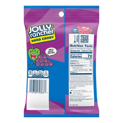 Jolly Rancher 2-in-1 Fruit Flavored Hard Candy, Bag 6.5 oz